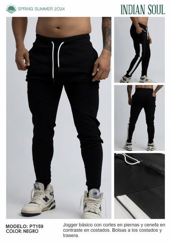 JOGGER INDIAN SOUL PT159 JOGGER BASICO