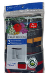 BOXER FRUIT OF THE LOOM 3EL80BM BOXER AJUSTADO LARGO BRIEFS COLORES 3 PK