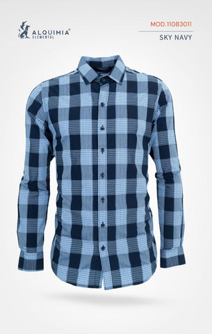 CAMISA ALQUIMIA 11083011 CAMISA CUADROS ML CAB