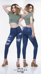 PANTALON MAYWAY MAY-241 PANTALON SKINNY ROTO DAMA