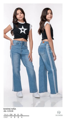 PANTALON AGORSS - ARGOSS AG-1352K PANTALON MARINE NIÑA