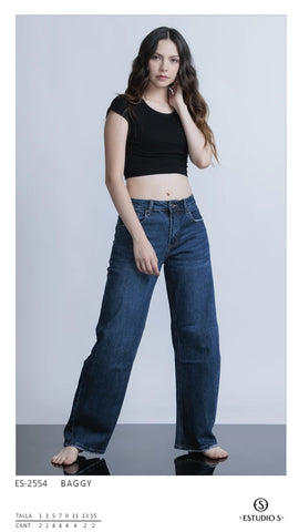 PANTALON ESTUDIOS ES-2554 PANTALON BAGGY DAMA