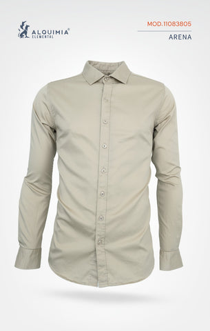 CAMISA ALQUIMIA 11083805 CAMISA LISA SIN BOLSAS ML