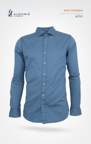 CAMISA ALQUIMIA 11083804 CAMISA LISA SIN BOLSAS ML