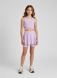 CONJUNTO DEPORTIVO 13526 CONJUNTO BLUSA SM FALDA SHORT NIÑA