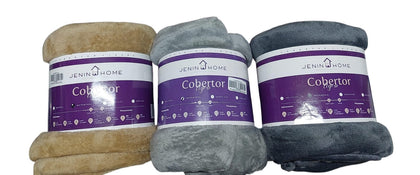 COBERTOR ANA VICTORIA 1157 COBERTOR LIGERO 200 FRAZADA TELA FLANNEL 100% POLIESTER