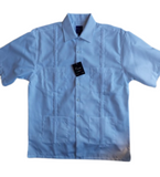 GUAYABERA ROSSINI 18031A GUAYABERA MC 4 BOLSAS BASICA