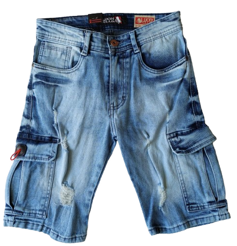 SHORT LUCKY CLUB LK004 SHORT CARGO MEZCLILLA CAB