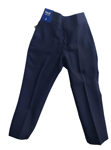 Corte Recto Pantalon De Vestir Yale Yale Pantalones Vestir Negros