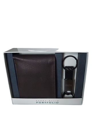 BILLETERA PERRY ELLIS L49-9016-0 ESTUCHE BILLETERA LLAVERO