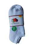 TINES FRUIT OF THE LOOM C7250 TIN NO SHOW DAMA BLANCO UNI PAQ 5