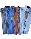CAMISA KRACTO VAQUERA BORDADA CAMISA CAB ML HILO 50
