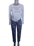 PIJAMA TOPS&BOTTOMS 25603 T&B DAM OI24 MIDNIGHT ML/PANT