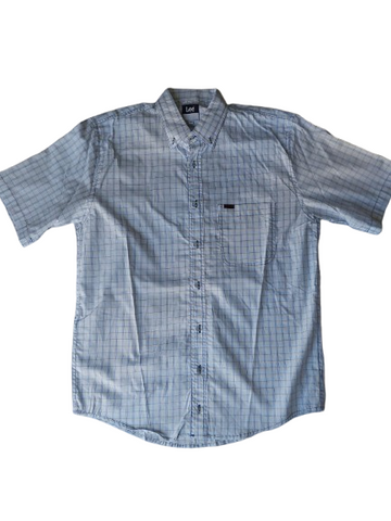 CAMISA LEE 112367734 CAMISA MANGA CORTA CLASICA BOTTON DOWN CUADROS