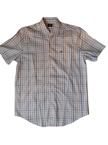 CAMISA LEE 112367802 CAMISA MC SLIM CUADROS
