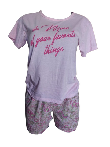 PIJAMA TOPS&BOTTOMS 20388 T&B DAM PV25 PIJAMA BLUSA SHORT