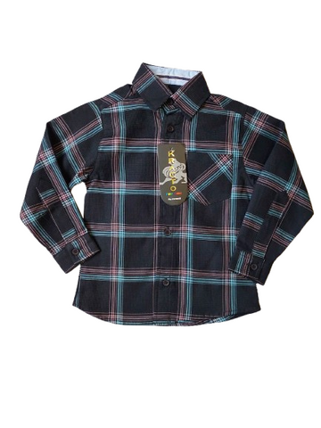 CAMISA KRACTO STAY CAMISA CUADROS MC HILO 50 NIÑO