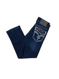 PANTALON SOMON 12750 PANTALON COWBOY CUT NIÑO CARTERA BORDADA