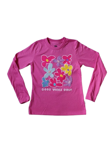 PLAYERA ACTION GEAR 878HI BLUSA NIÑA ML