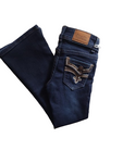 PANTALON YOLOSMI 13202 PANTALON VAQUERO CAMPANA BORDADO NIÑA