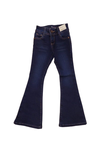 PANTALON YOLOSMI 13202 PANTALON VAQUERO CAMPANA BORDADO NIÑA