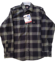 CAMISA LEE 112380097 CAMISA ML CLASICA BOTTON DOWN CUADROS FRANELA 2 BOLSAS