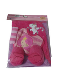 SET MI PRIMER REGALO E-40041 SET DE BAÑO TOALLA, BABERO, ZAPATINES Y FACIALES BASICO