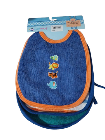 BABERO MI PRIMER REGALO E-80110 BABEROS 3 PACK GDES BASICO