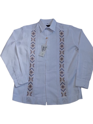 GUAYA CAMISA YUCACHEN 210BL GUAYA CAMISA CAB ML SIN BOLSAS LINO FLAME