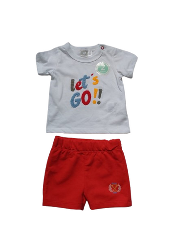 CONJUNTO BABY OPTIMA 300KU CONJUNTO PLAYERA SHORT BEBO