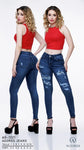 PANTALON AGORSS - ARGOSS AG-1321 PANTALON SKINNY ROTO DAMA
