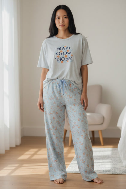 PIJAMA TOPS&BOTTOMS 21592 PIJAMA BLUSA MC PANTALON DAMA