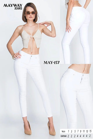 PANTALON MAYWAY MAY-157 PANTALON SKINNY DAMA