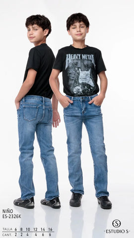 PANTALON ESTUDIOS ES-2326K PANTALON RECTO NIÑO