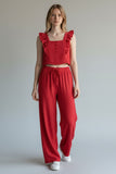 CONJUNTO STUDIO SI JY014 CONJUJNTO BLUSA PANTALON DAMA
