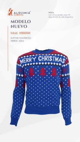 SUETER ALQUIMIA 11900101 SUETER NAVIDEÑO PINOS