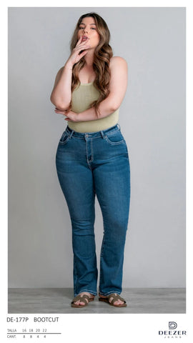 PANTALON DEEZER DE-177P PANTALON BOOTCUT DAMA EXTRAS