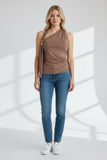 BLUSA LONDON FASHION 97-26 BLUSA ESCOTADA SIN MANGAS DAMA