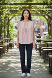 BLUSA BLUE PEPPER TB9177 BLUSA MC DAMA
