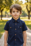 CAMISA DODO 1300030 CAMISA LISA MC BASICA NIÑO