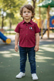 CAMISA DODO 1300030 CAMISA LISA MC BASICA NIÑO