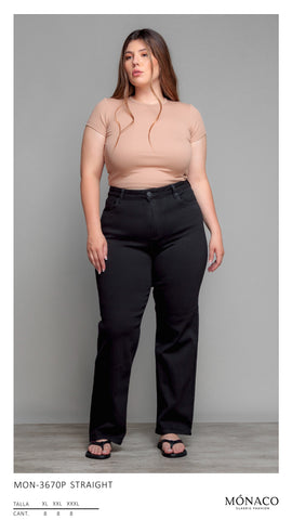 PANTALON MONACO MON-3670P PANTALON STRAIGHT EXTRAS DAMA