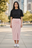 FALDA LONDON FASHION 40-26 FALDA LARGA CON FALDA CORTA DAMA