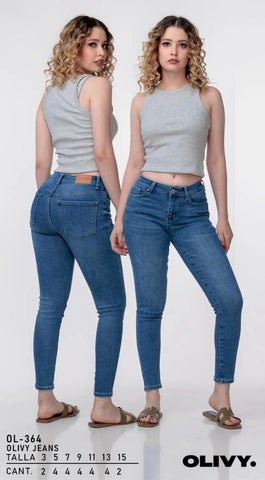 PANTALON OLIVY OL-364 PANTALON SKINNY DAMA
