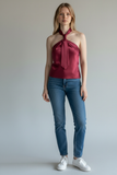 BLUSA JULYS X1200 BLUSA CORBATA DAMA