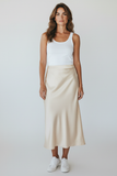 FALDA JULYS X1229 FALDA SATIN DAMA