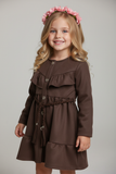VESTIDO TELITAS KIDS 0028 VESTIDO VAQUERO NIÑA CORRIDA 4-12