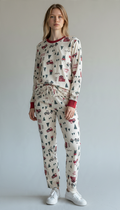 PIJAMA TOPS&BOTTOMS 21953 PIJAMA ML PANTALON DAMA