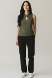 BLUSA LONDON FASHION 130-26 BLUSA DAMA SIN MANGAS