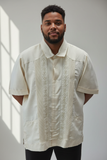 GUAYABERA YUCACHEN 150C EXTRAS GUAYABERA CHAZARILLA MC 1 BOLSA PLUMA Y 2 BOLSAS LATERALES EXTRAS